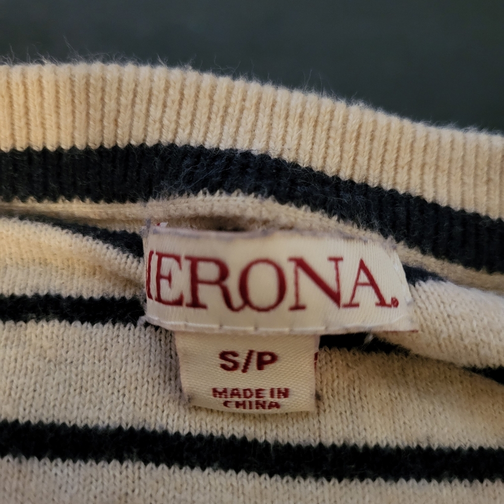 Merona Striped Pull Over Cardigan - Picture 6 of 6